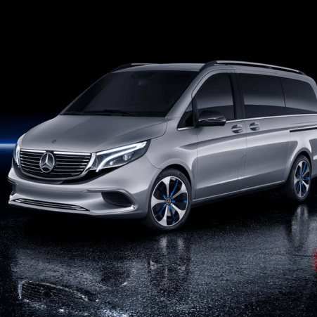 Mercedes-Benz EQV chauffeur service in Peterborough