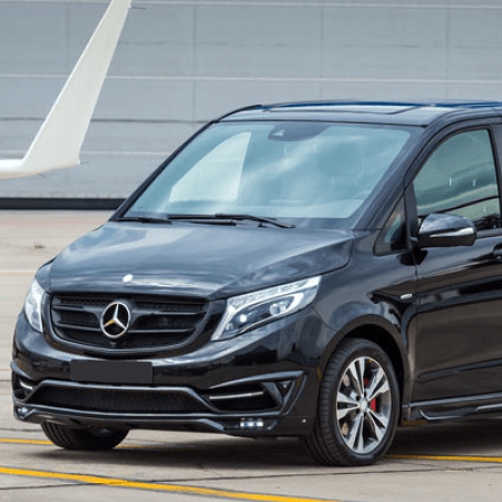 Mercedes V-Class chauffeur hire in Peterborough